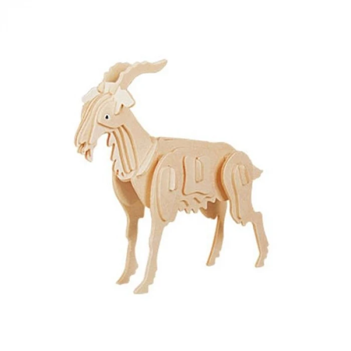 ieg™ 3D Ahşap Puzzle - Keçi
