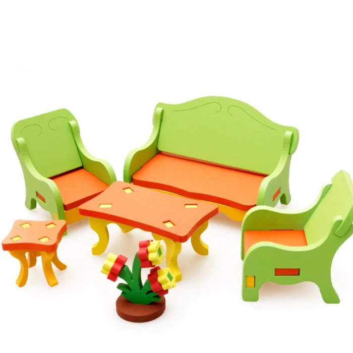 ieg™ 3D Ahşap Puzzle - Salon Takımı
