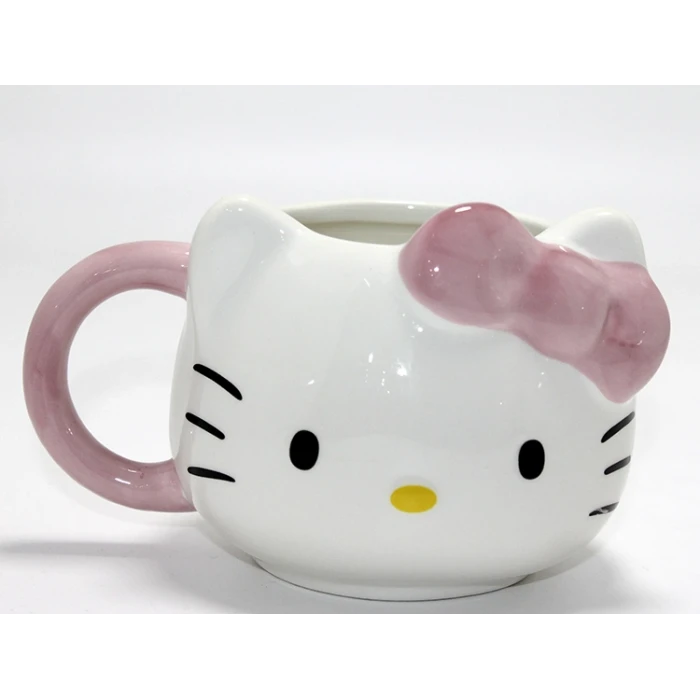 ieg™ 3D Hello Kitty Tasarımı Porselen Kupa Bardak