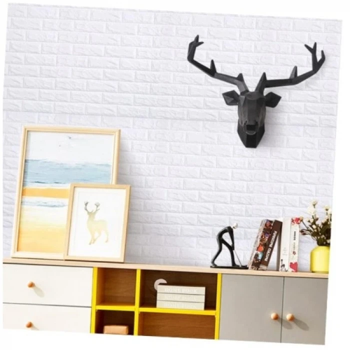 ieg™ 3D Tuğla Desenli Kendinden Yapışkanlı Duvar Paneli 58x38 cm