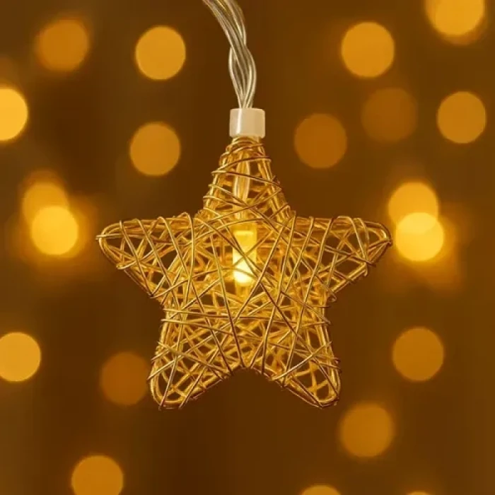 ieg™ 3m 20 LED Pilli Yıldız Led