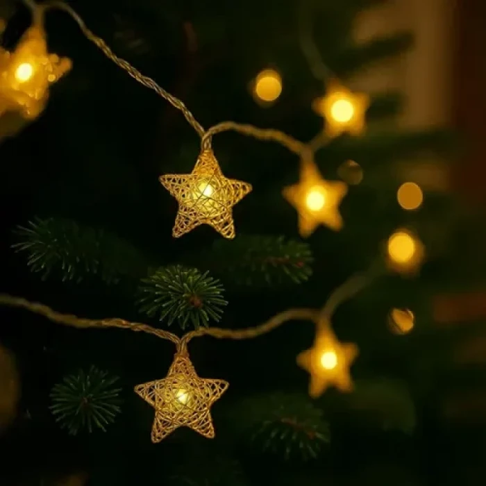 ieg™ 3m 20 LED Pilli Yıldız Led