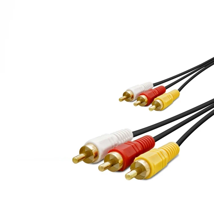 ieg™ 3Rca Kablo Gold 1.5M Siyah HDX1038