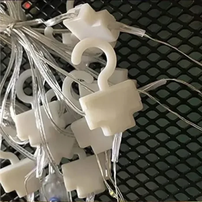 ieg™ 3x2 Metre Sarı Işıklı Perde LED Plastik Kancalı