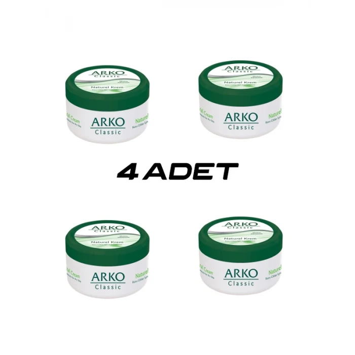 ieg™ 4 Adet Arko Classic Naturel El Kremi 150ml