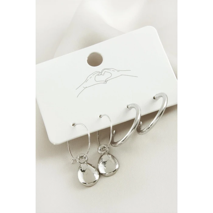 ieg™ 4 Adet Damla Halka Küpe