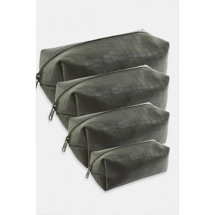 ieg™ 4 Adet El Tutmalı Makyaj Çantası