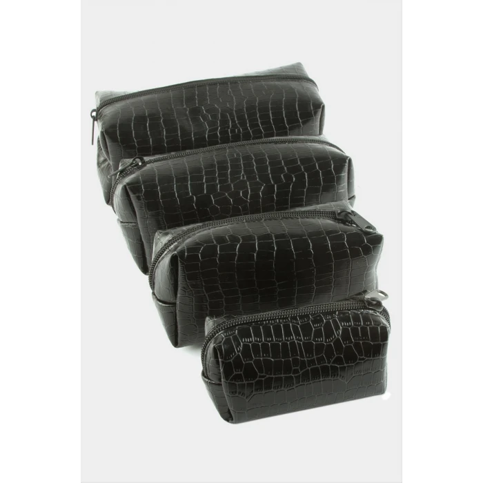 ieg™ 4 Adet El Tutmalı Makyaj Çantası