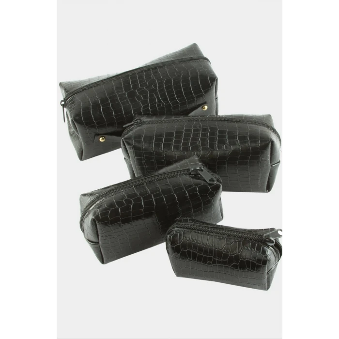 ieg™ 4 Adet El Tutmalı Makyaj Çantası