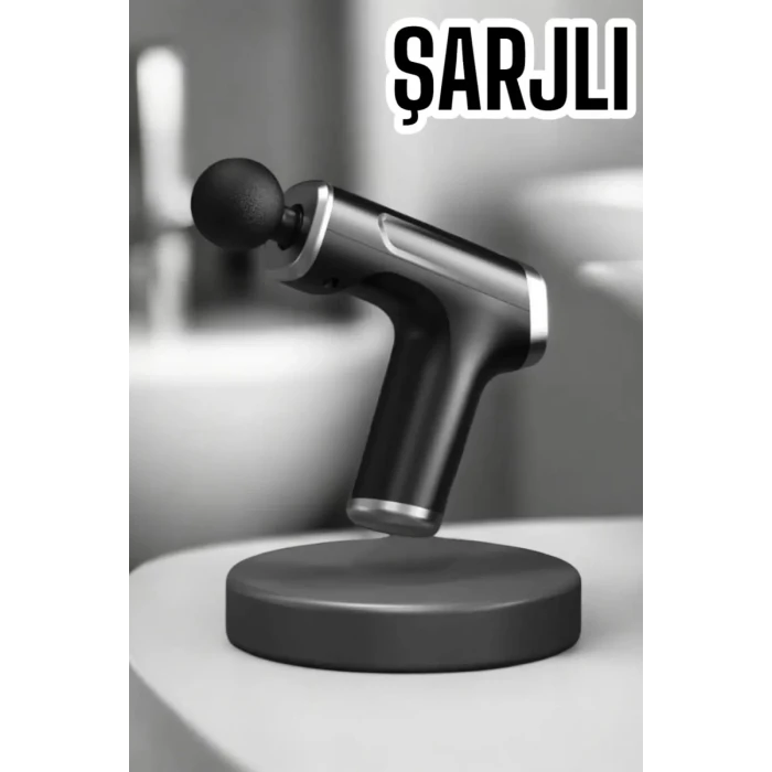 ieg™ 4 Başlıklı Darbeli Şarjlı Masaj Aleti Tabancası Kablosuz