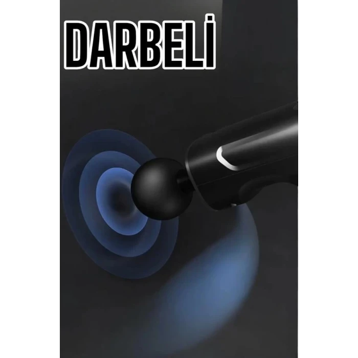 ieg™ 4 Başlıklı Darbeli Şarjlı Masaj Aleti Tabancası Kablosuz