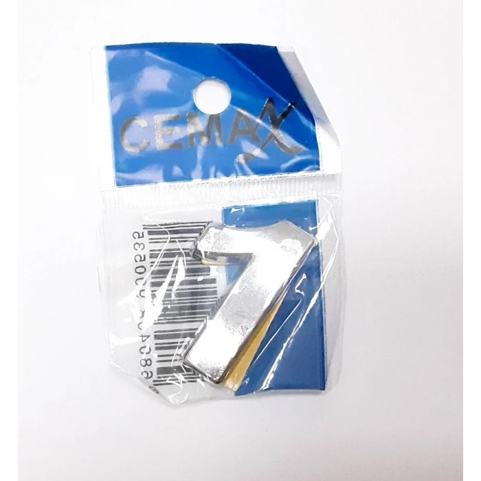 ieg™ 4 Cm Plastik Krom Kaplama Kapı Numarası -1