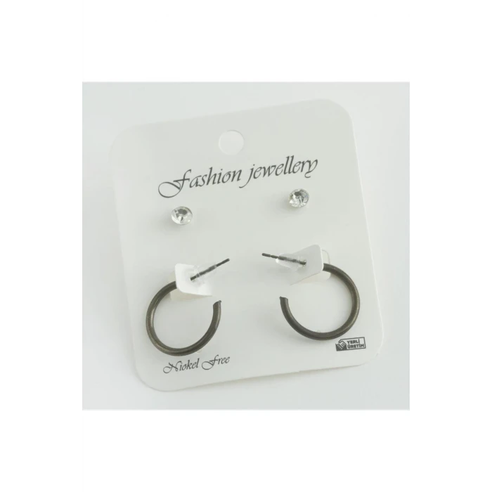 ieg™ 4lü Ezme Halka Küpe (2 cm)