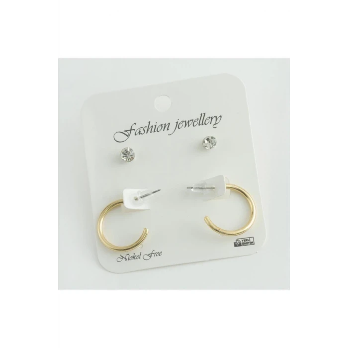 ieg™ 4lü Ezme Halka Küpe (2 cm)