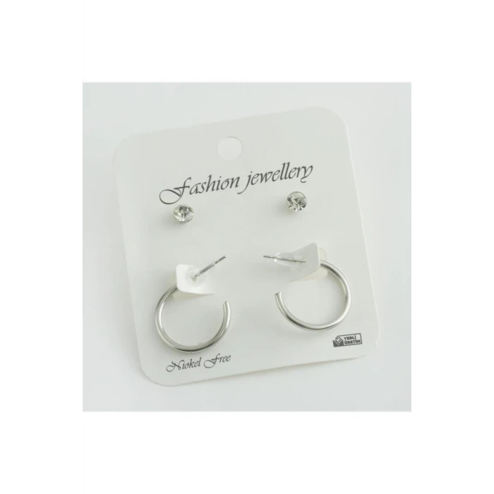 ieg™ 4lü Ezme Halka Küpe (2 cm)