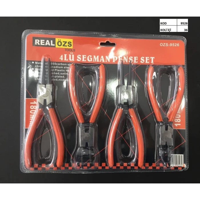 ieg™ 4’lü Takım Segman Pense Seti