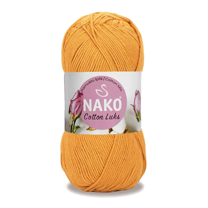 İEG 5 Adet Cotton Lüks Yelek Tunik Kazak Bluz Hırka İpi Yünü Koyu Sarı 97553