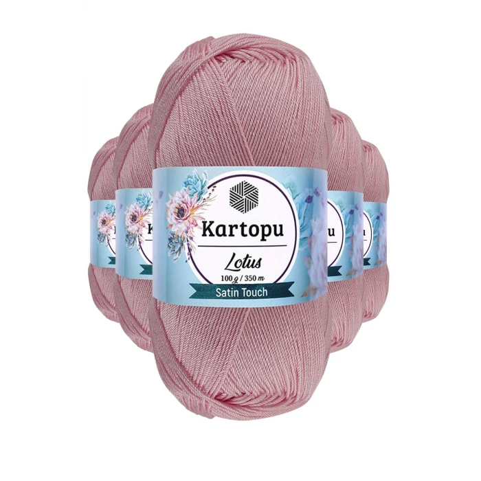 ieg™ 5 Adet Lotus Bikini Büstiyer Bluz Örgü İpi  K768 Açık Pembe