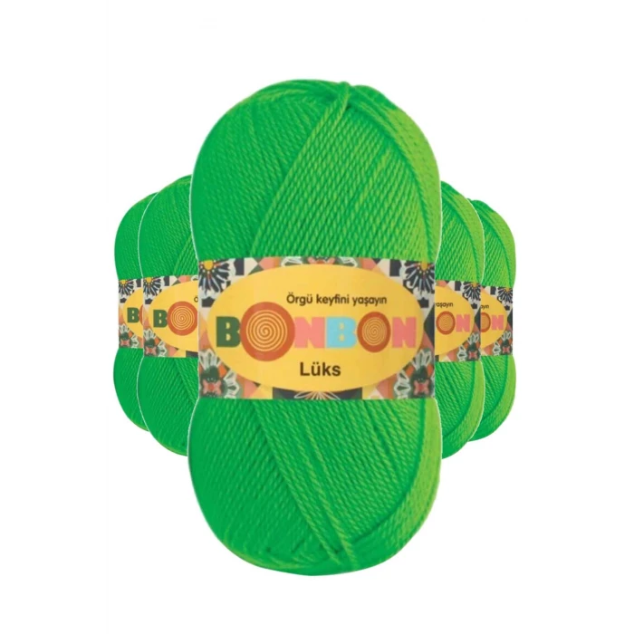ieg™ 5 Adet Lüks Patik İpi Yünü Neon 98395