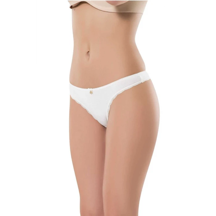 ieg™ 5 Adet Pamuklu Kadın Klasik Dantelli String Tanga