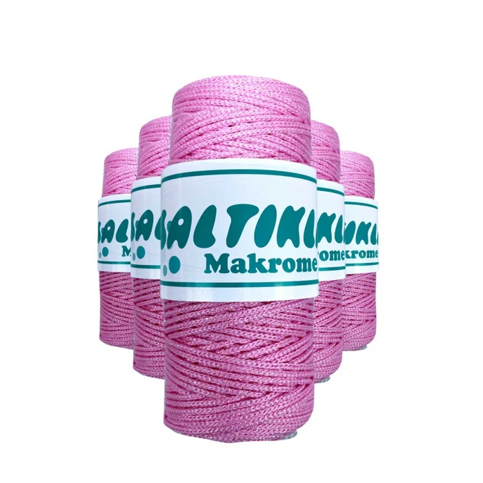 ieg™ 5 Adet Polyester Simli Makrome İpi SS-1545