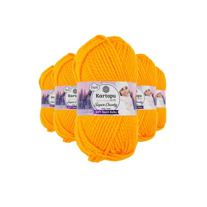 İEG 5 Adet Super Chunky Kalın Kışlık El Örgü Ipliği 100 Gr K314