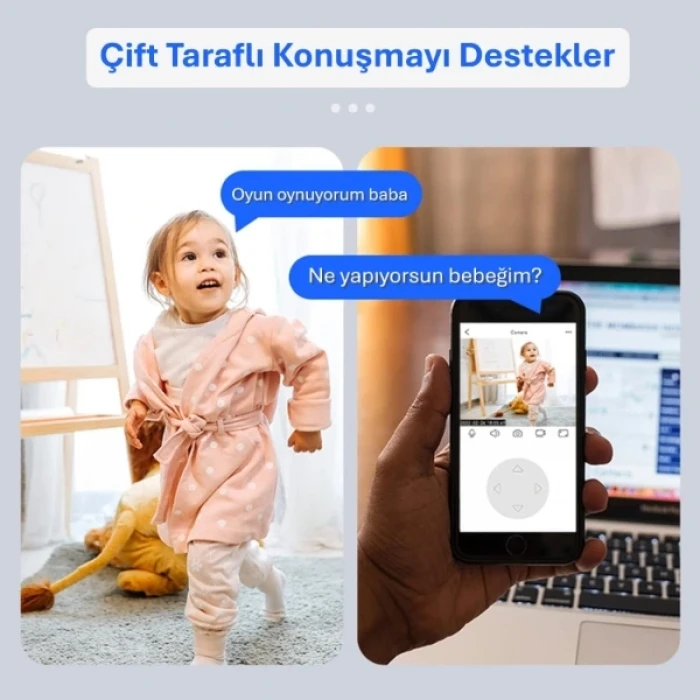 ieg™ 5 Antenli Bebek Ev Güvenlik Kamerası