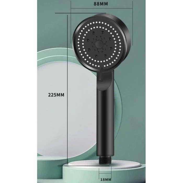 ieg™ 5 Kademeli Duş Başlığı Siyah