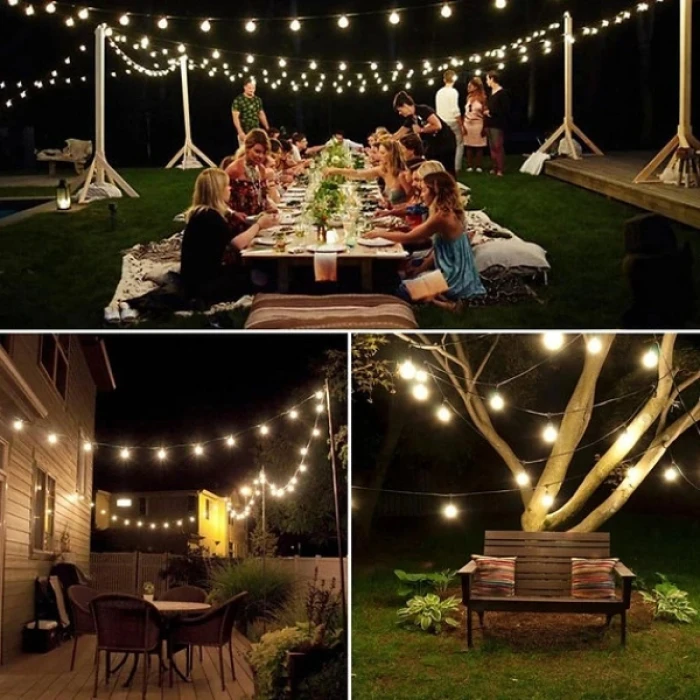 ieg™ 5 Metre Sarı Opak Solar Top LED Işık