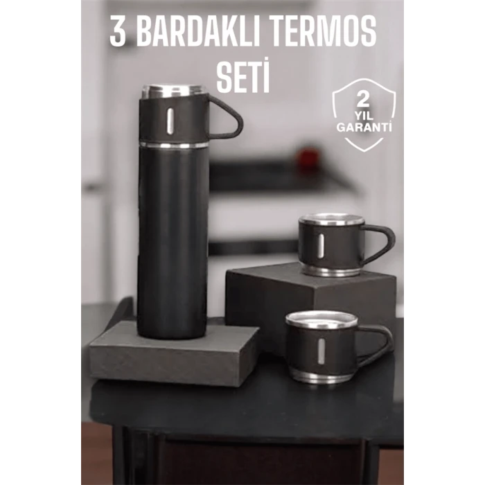 ieg™ 500 Ml Kapasiteli Taşınabilir Basınçlı Termos Seti Günlük Kullanım İçin İdeal