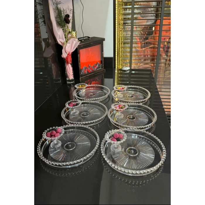 İEG 6 Adet Boncuklu Lokumluk -AMS-6501