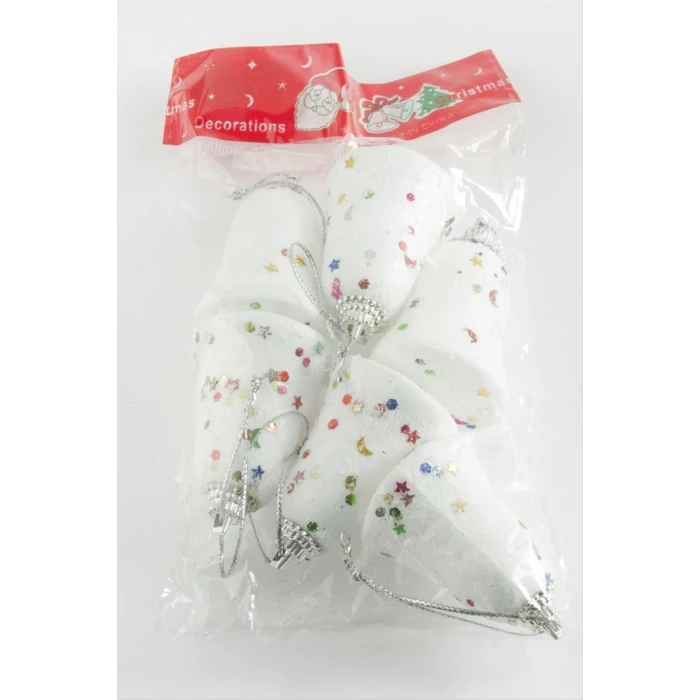 ieg™ 6 Adet Çan Yılbaşı Ağaç Süsü 6 cm