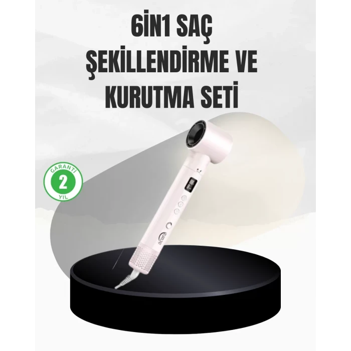 ieg™ 6 Başlıklı Hızlı Kurutma Ve Bukle Şekillendirme Seti