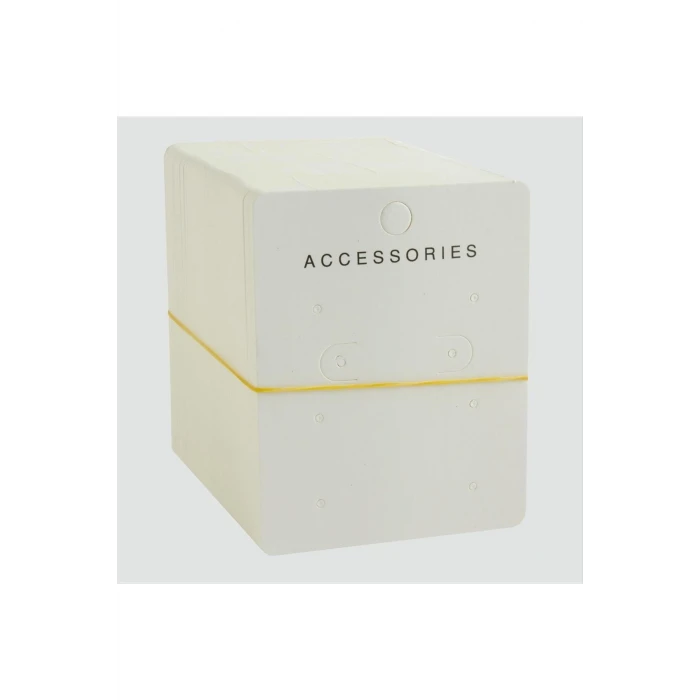 ieg™ 6 Delikli Beyaz Lüx Küpe Kartı