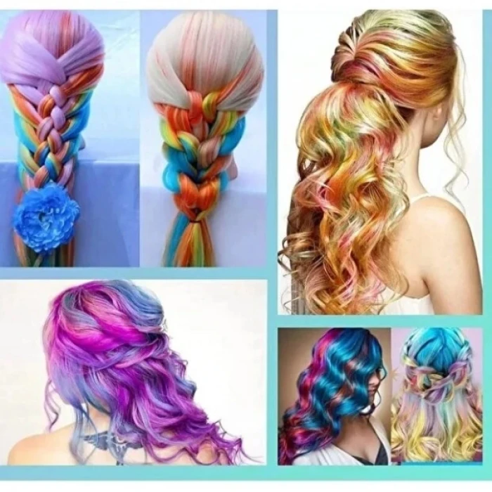 ieg™ 6lı Geçici Saç Tebeşiri Seti