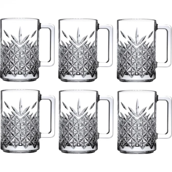 ieg™ 6lı Kulplu Kristal Meşrubat Bardağı