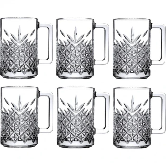 ieg™ 6lı Kulplu Kristal Meşrubat Bardağı