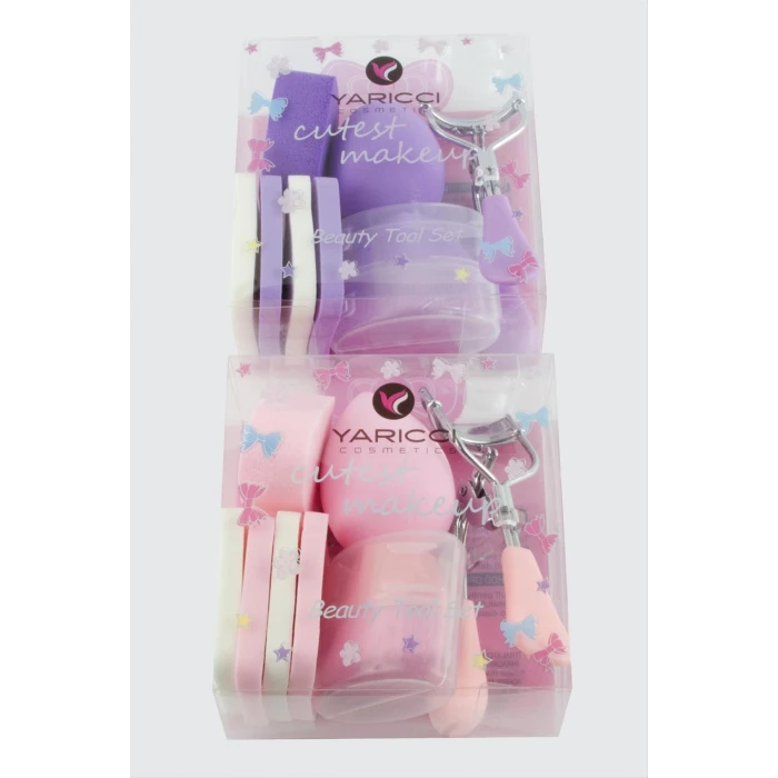 ieg™ 6 Makyaj Süngeri & Kirpi Kıvırma Seti