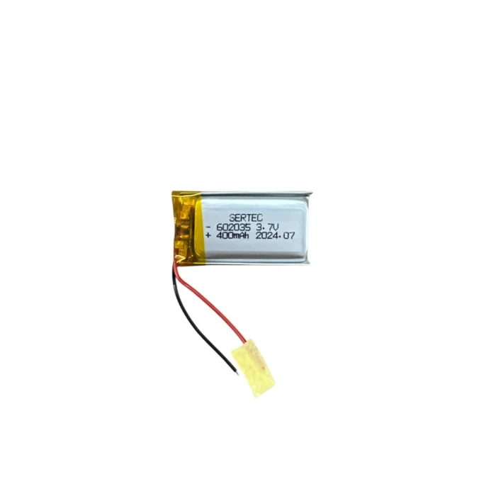 ieg™ 602035 3.7V 400mAh Li-Polymer Pil (Devreli/1.5A)
