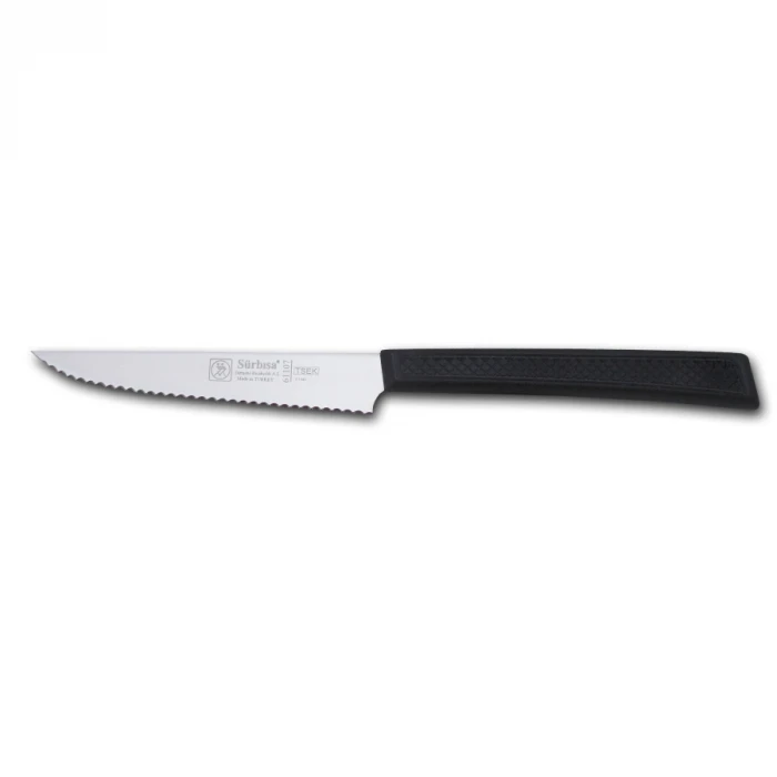 ieg™ 61107 - Sürmene Lazerli Tırtıklı Biftek / Steak Bıçağı 12 cm