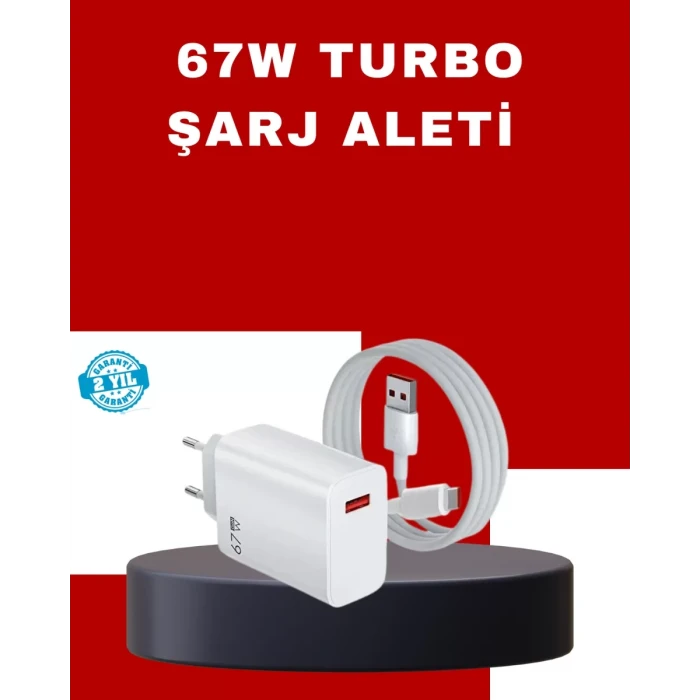 ieg™ 67 Watt Yüksek Güç Şarj Adaptörü Mi 10 Mi 11 Mi 12 Uyumlu