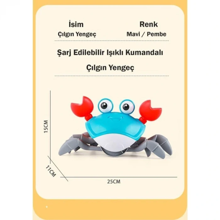 ieg™ 6721E ŞARJLI KUMANDALI YENGEÇ