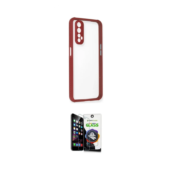 ieg™ 7 Kılıf Nova Asil Özel Seri - Şeffaf Temperli Cam Ekran Koruyucu