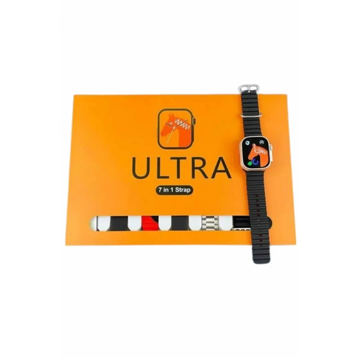 ieg™ 7 Kordonlu Akıllı Saat Plastik Kordon Hasır Kordon Çelik Kordon