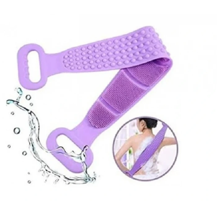 ieg™ 70 Cm Çift Taraflı Sırt Kesesi -silikon Duş Kesesi - Peeling Banyo Kesesi