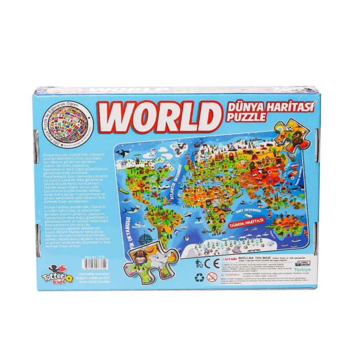 ieg™ 7375 Dünya Kültür Haritası Puzzle -Totteriq