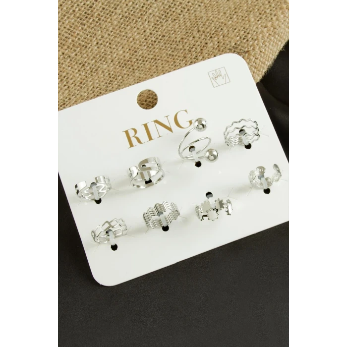 ieg™ 8 Adet Lüks Eklem Yüzük