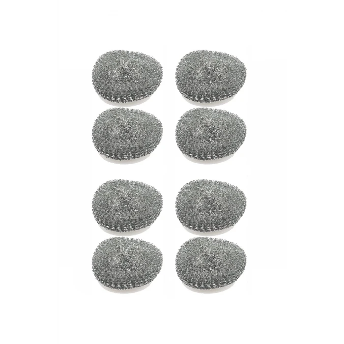 İEG 8 Adet Paslanmaz Çelik Tel Bulaşık Teli Poşetli