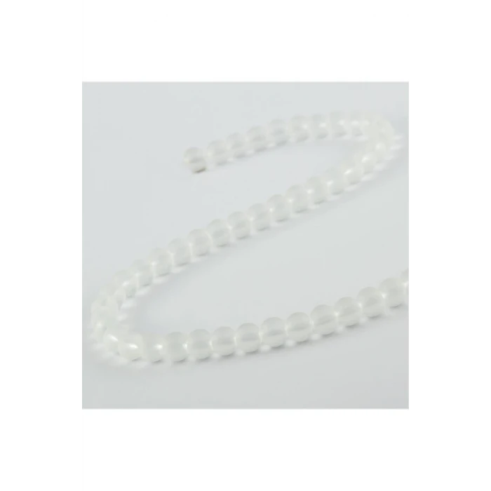 ieg™ 8 mm Buzlu Kuvars Görünümlü Cam Taşı