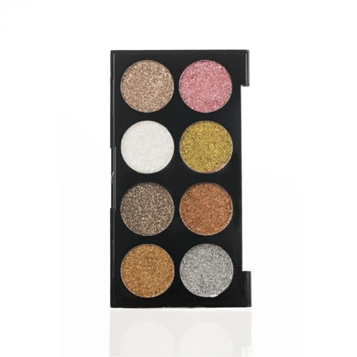 ieg™ 8 Renk Glitter Far Paleti  2li Set
